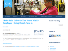 Tablet Screenshot of idahoatwork.com